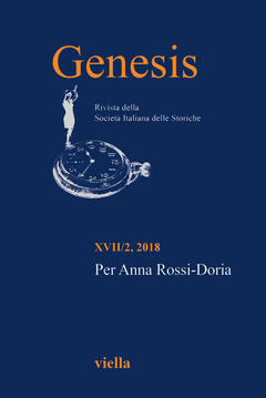 Genesis 2018/2 copertina, rivista, storia delle donne, società italiana delle storiche